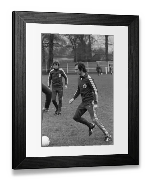 Framed Print : World Champions West Germany, training at Vale Farm Football Ground, Wembley Framed Print : World Champions West Germany, training at Vale Farm Football Ground, Wembley