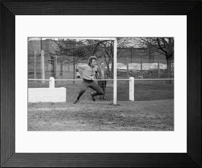 Framed Print : World Champions West Germany, training at Vale Farm Football Ground, Wembley Framed Print : World Champions West Germany, training at Vale Farm Football Ground, Wembley