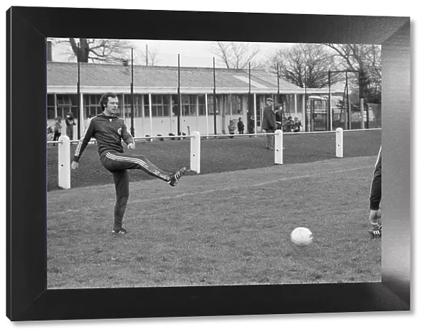 World Champions West Germany, training at Vale Farm Football Ground, Wembley
