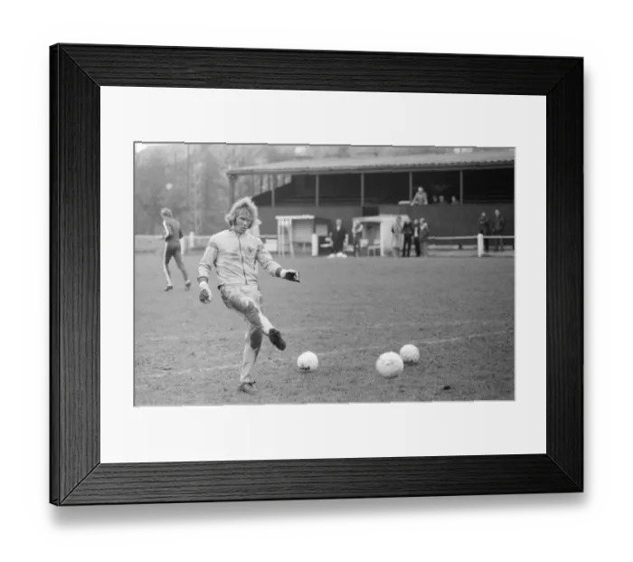 Framed Print : World Champions West Germany, training at Vale Farm Football Ground, Wembley Framed Print : World Champions West Germany, training at Vale Farm Football Ground, Wembley