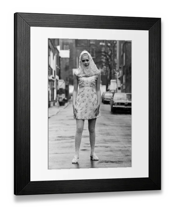 Framed Print : 18-year-old Penny Brahms gave her new dress a rehearsal for tonight when Penny will Framed Print : 18-year-old Penny Brahms gave her new dress a rehearsal for tonight when Penny will