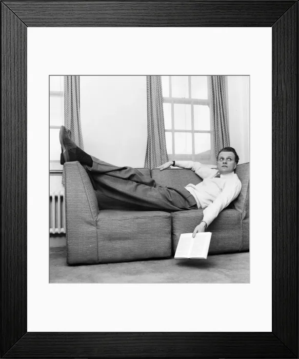 Framed Print : American evangelist Billy Graham relaxing at his London as his three month London crusade Framed Print : American evangelist Billy Graham relaxing at his London as his three month London crusade