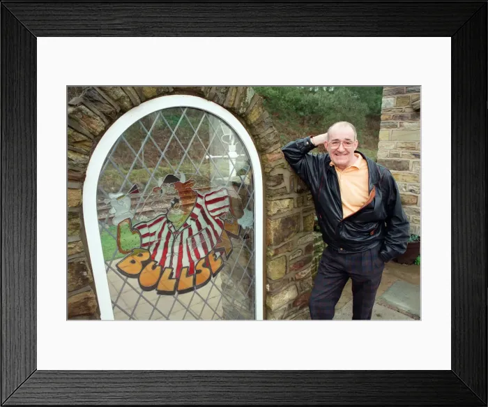 Framed Print : Jim Bowen by the railway which passes by his house in Arkholme, Lancashire Framed Print : Jim Bowen by the railway which passes by his house in Arkholme, Lancashire
