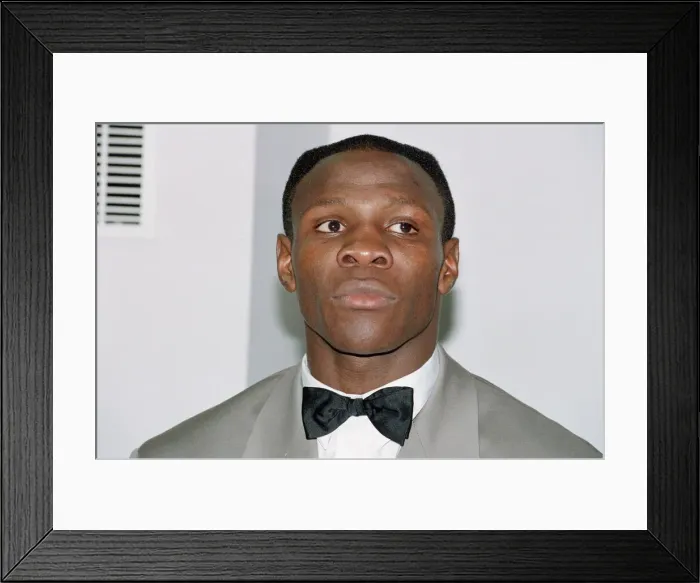 Framed Print : Chris Eubank after his epic win over Michael Watson for the WBO middleweight title