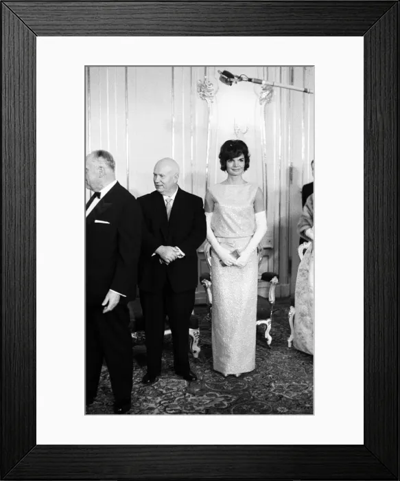 Framed Print : The visit of American President John F Kennedy to Vienna Framed Print : The visit of American President John F Kennedy to Vienna