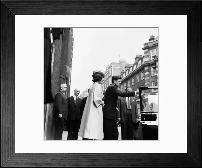 Framed Print : Second day of the private visit to London of American President John F Framed Print : Second day of the private visit to London of American President John F