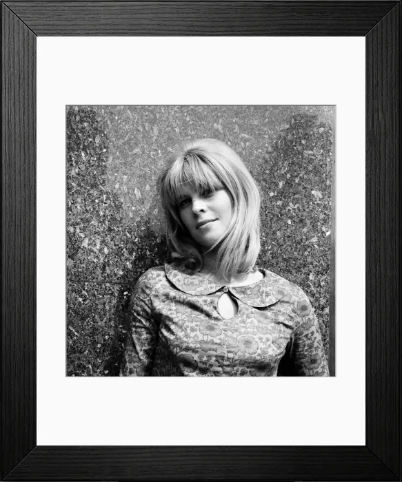 Framed Print : Julie Christie at Birmingham Repertory Theatre. 24th July 1963 Framed Print : Julie Christie at Birmingham Repertory Theatre. 24th July 1963