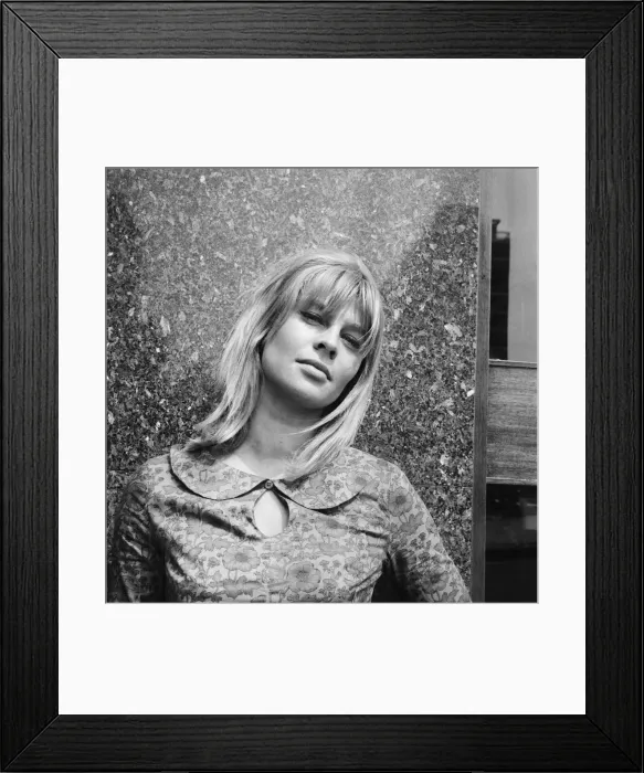Framed Print : Julie Christie at Birmingham Repertory Theatre. 24th July 1963 Framed Print : Julie Christie at Birmingham Repertory Theatre. 24th July 1963