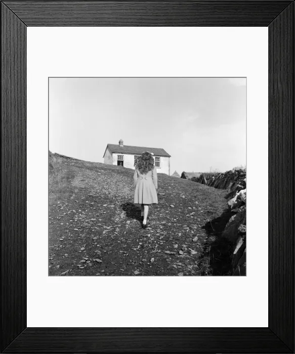 Framed Print : The last twenty three residents of Inishark Island (sometimes called Shark Island)