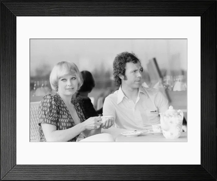 Framed Print : Franz Beckenbauer, Bayern Munich and West Germany Captain