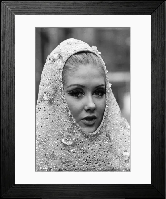 Framed Print : 18-year-old Penny Brahms gave her new dress a rehearsal for tonight when Penny will Framed Print : 18-year-old Penny Brahms gave her new dress a rehearsal for tonight when Penny will