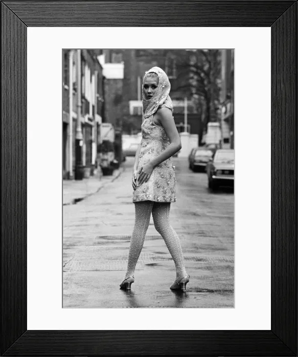 Framed Print : 18-year-old Penny Brahms gave her new dress a rehearsal for tonight when Penny will Framed Print : 18-year-old Penny Brahms gave her new dress a rehearsal for tonight when Penny will