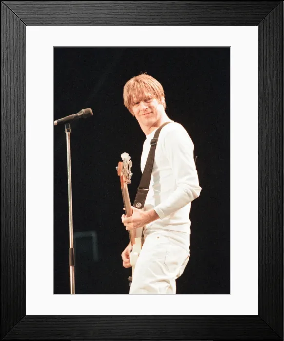 Framed Print : Bryan Adams, Canadian singer songwriter in concert, Cardiff Castle, Cardiff, Wales