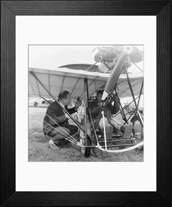 Framed Print : Joan Hughes, a World War II ferry pilot and one of Britains first female test pilots