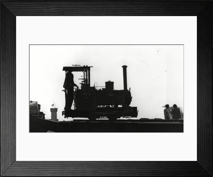 Framed Print : A small steam locomotive at the Donington Steam Pageant. 15th September 1983 Framed Print : A small steam locomotive at the Donington Steam Pageant. 15th September 1983
