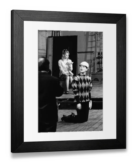 Framed Print : Actress Julie Christie joins the Royal Shakespeare Company. 7th January 1964
