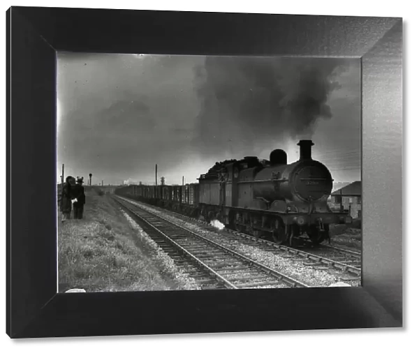 Locomotive 3799 designed by Nigel Gresley seen here hauling coal in Derbyshire