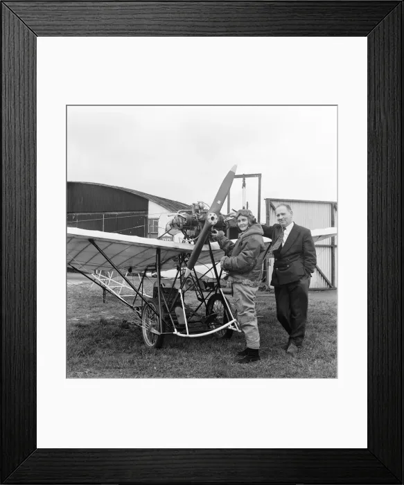 Framed Print : Joan Hughes, a World War II ferry pilot and one of Britains first female test pilots Framed Print : Joan Hughes, a World War II ferry pilot and one of Britains first female test pilots