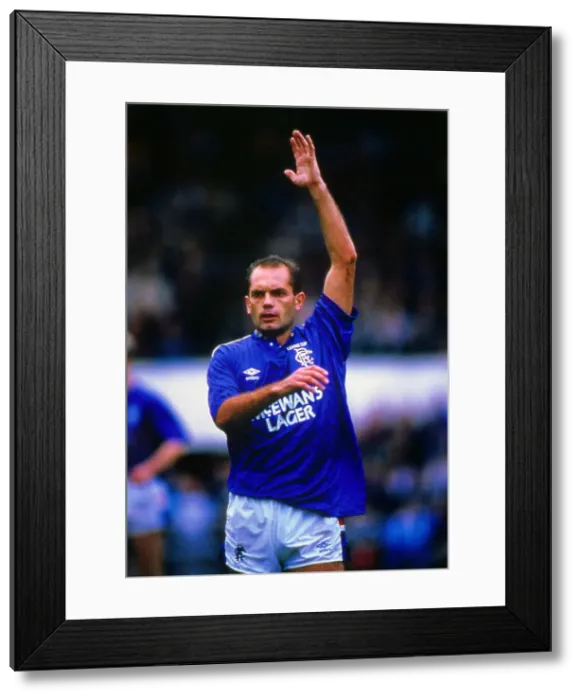 Framed Print : Ray Wilkins in action for Rangers 1989 Framed Print : Ray Wilkins in action for Rangers 1989