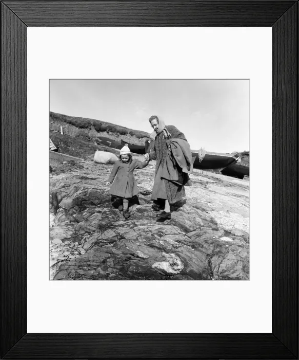 Framed Print : The last twenty three residents of Inishark Island (sometimes called Shark Island) Framed Print : The last twenty three residents of Inishark Island (sometimes called Shark Island)