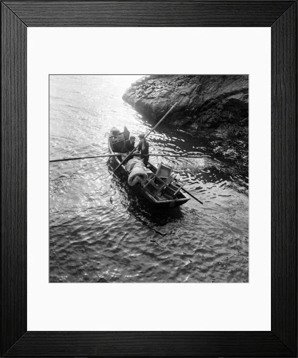 Framed Print : The last twenty three residents of Inishark Island (sometimes called Shark Island)