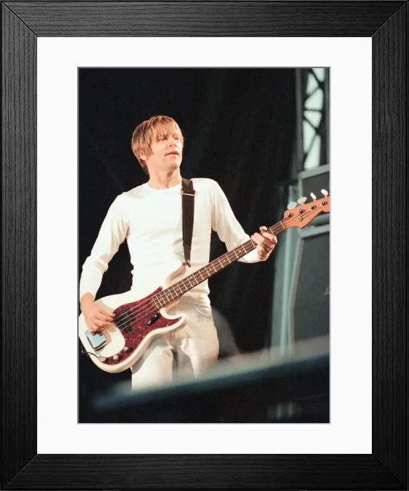 Framed Print : Bryan Adams, Canadian singer songwriter in concert, Cardiff Castle, Cardiff, Wales