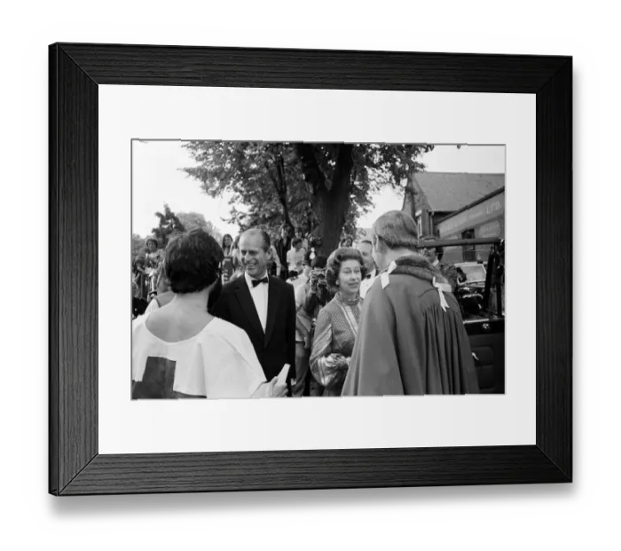 Framed Print : Queen Elizabeth II and Prince Philip, Duke of Edinburgh attend Windsor Medieval Fair Framed Print : Queen Elizabeth II and Prince Philip, Duke of Edinburgh attend Windsor Medieval Fair