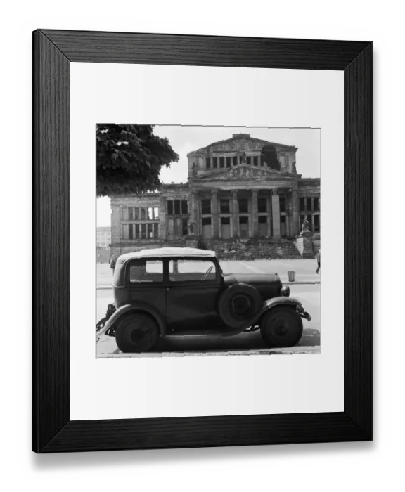 Framed Print : Scenes in East Berlin, East Germany showing daily life continuing as normal soon after Framed Print : Scenes in East Berlin, East Germany showing daily life continuing as normal soon after