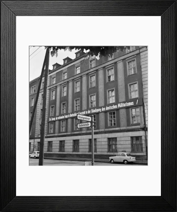 Framed Print : Scenes in East Berlin, East Germany showing daily life continuing as normal soon after Framed Print : Scenes in East Berlin, East Germany showing daily life continuing as normal soon after