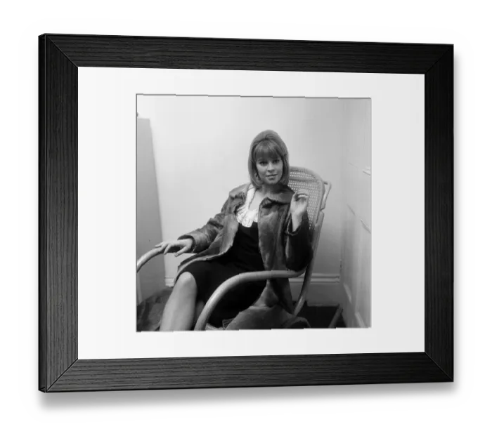 Framed Print : 21-year-old actress Julie Christie wearing a seal-skin coat. 29th January 1963 Framed Print : 21-year-old actress Julie Christie wearing a seal-skin coat. 29th January 1963