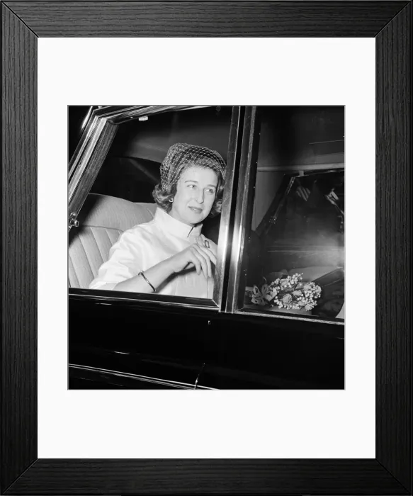 Framed Print : Princess Alexandra of Kent visits Florence Nightingale House, Cromwell Road, London