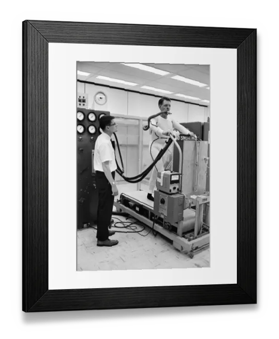 Framed Print : British Personnel at NASA Manned Spacecraft Center, where human spaceflight training Framed Print : British Personnel at NASA Manned Spacecraft Center, where human spaceflight training