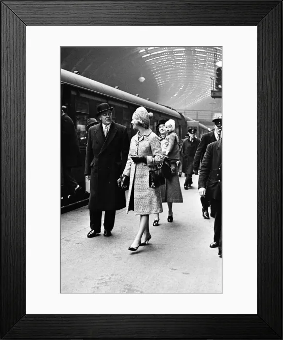 Framed Print : HRH The Duchess of Kent and her son George Windsor Framed Print : HRH The Duchess of Kent and her son George Windsor