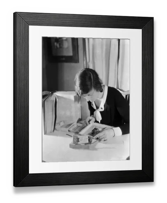 Framed Print : PICTURE 7 of the 14 SEQUENCE. The Box Camera - a series of pictures demonstrating how Framed Print : PICTURE 7 of the 14 SEQUENCE. The Box Camera - a series of pictures demonstrating how