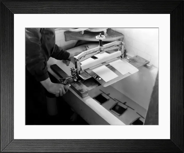 Framed Print : PICTURE 10 of the 14 SEQUENCE. The Box Camera - a series of pictures demonstrating how Framed Print : PICTURE 10 of the 14 SEQUENCE. The Box Camera - a series of pictures demonstrating how