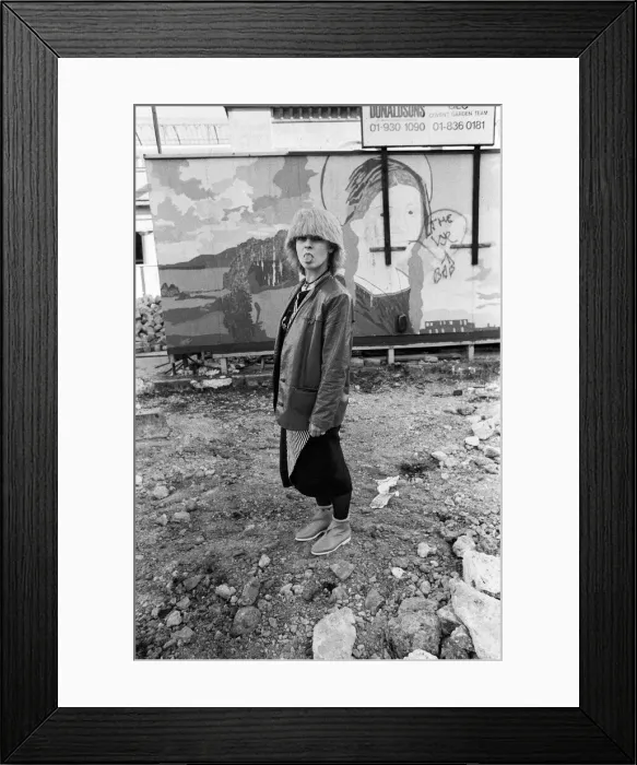 Framed Print : Punk actress and singer Toyah Willcox in Covent Garden, London, 22nd August 1979