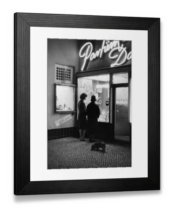 Framed Print : Scenes in West Berlin, West Germany showing daily life continuing as normal soon after Framed Print : Scenes in West Berlin, West Germany showing daily life continuing as normal soon after
