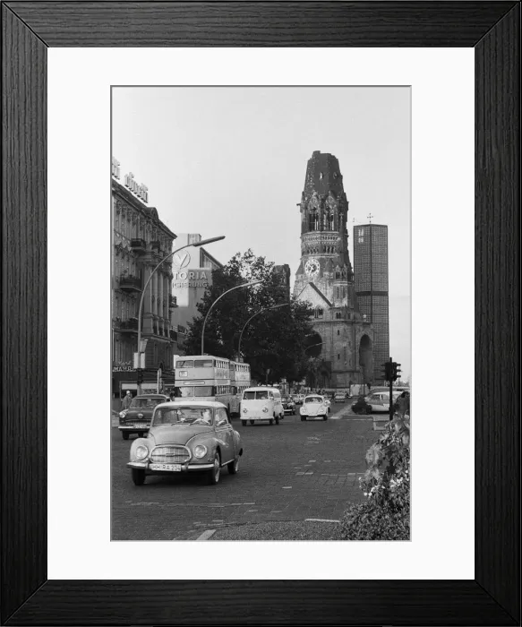 Framed Print : Scenes in West Berlin, West Germany showing daily life continuing as normal soon after Framed Print : Scenes in West Berlin, West Germany showing daily life continuing as normal soon after