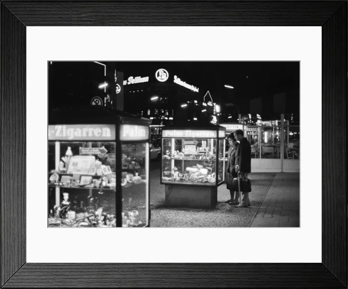 Framed Print : Scenes in West Berlin, West Germany showing daily life continuing as normal soon after