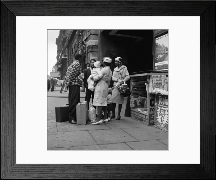 Framed Print : West Indian immigrants arriving in the United Kingdom. 19th May 1962 Framed Print : West Indian immigrants arriving in the United Kingdom. 19th May 1962