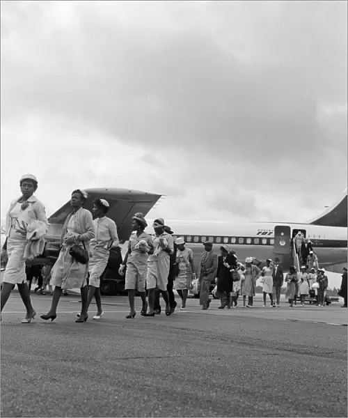 West Indian immigrants arriving in the United Kingdom. 19th May 1962
