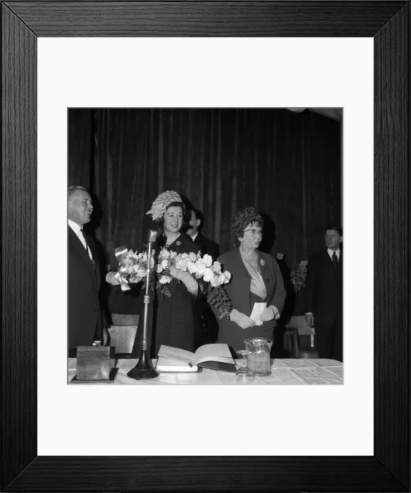 Framed Print : Princess Alexandra of Kent visits Blackpool, Lancashire. 24th April 1962 Framed Print : Princess Alexandra of Kent visits Blackpool, Lancashire. 24th April 1962
