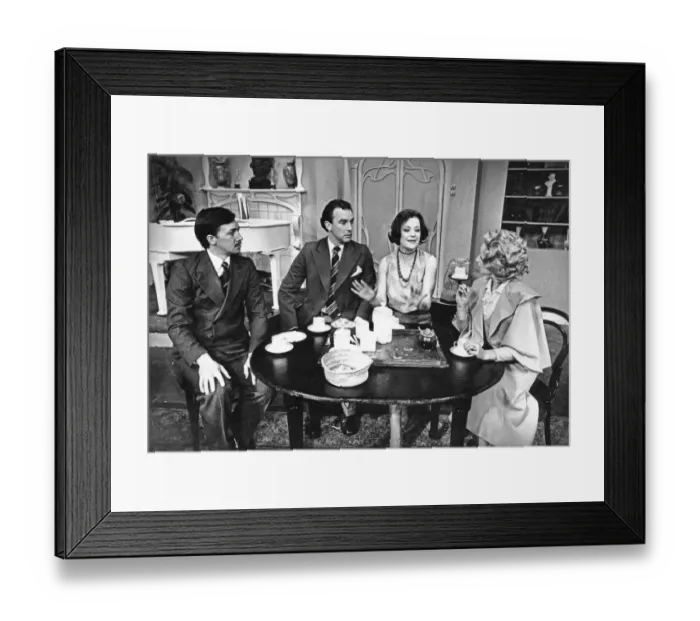 Framed Print : Private Lives'by Noel Coward. A stage play at The New Playhouse Theatre in Framed Print : Private Lives'by Noel Coward. A stage play at The New Playhouse Theatre in