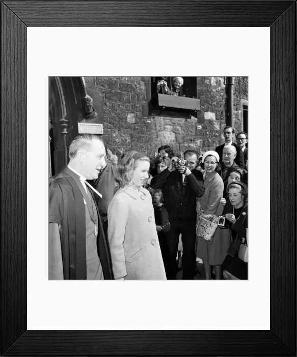 Framed Print : Members of the Royal Family attend a rehearsal at Westminster Abbey ahead of the wedding