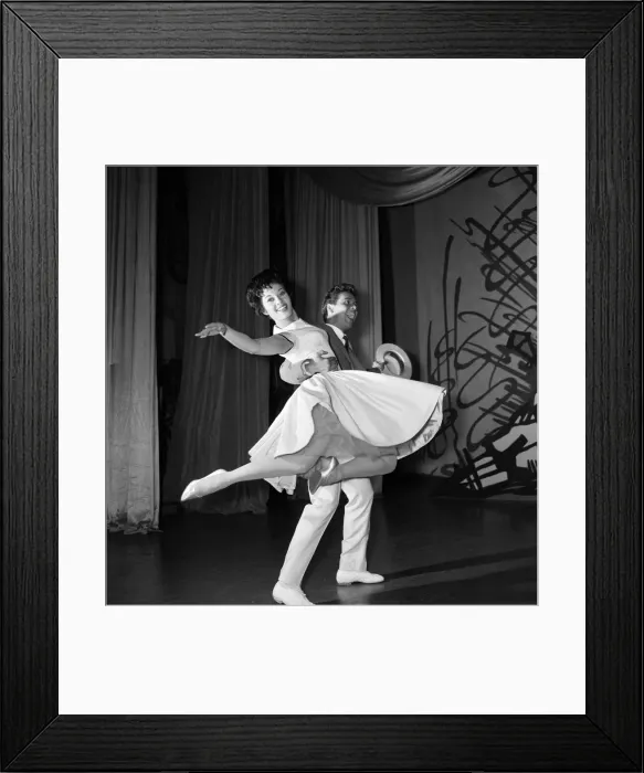 Framed Print : Cliff Richard and Carole Gray rehearsing for the film The Young Ones Framed Print : Cliff Richard and Carole Gray rehearsing for the film The Young Ones