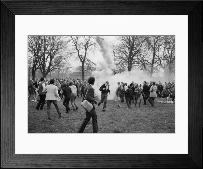 Framed Print : The Festival of Life'meeting arranged by the CND held at Victoria Park in Framed Print : The Festival of Life'meeting arranged by the CND held at Victoria Park in