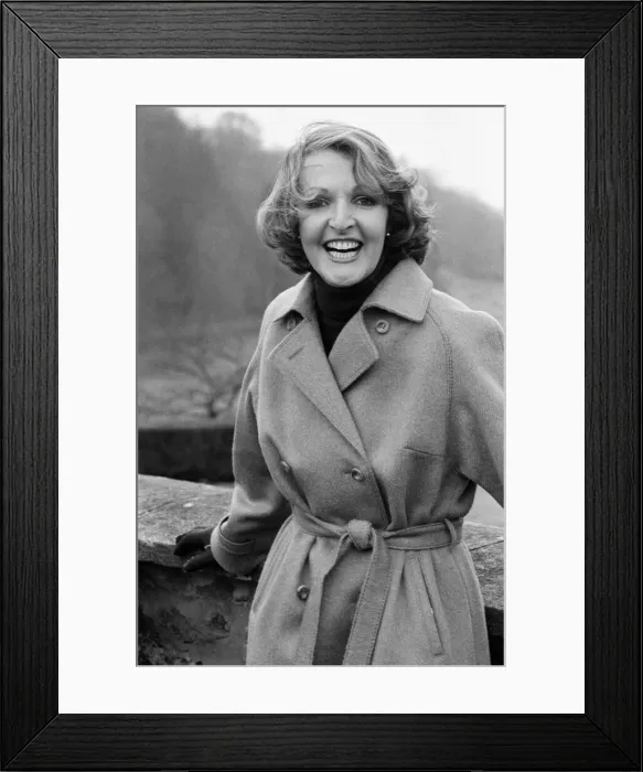 Framed Print : Penelope Keith on the set of To the Manor Born'. 31st January 1980 Framed Print : Penelope Keith on the set of To the Manor Born'. 31st January 1980