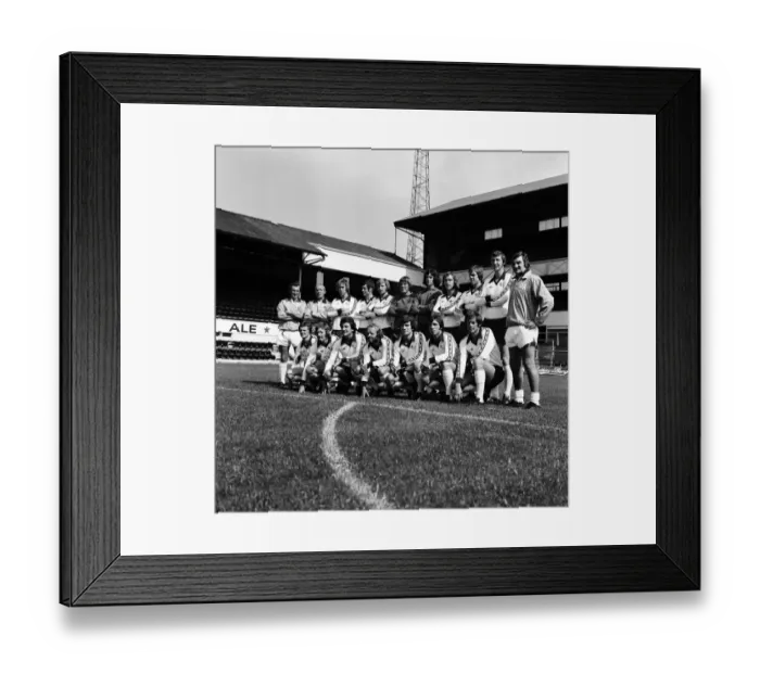 Framed Print : Derby County football team. 30th July 1976