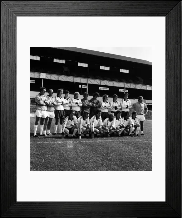 Framed Print : Derby County football team. 30th July 1976