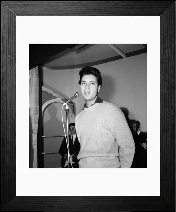 Framed Print : Singer Cliff Richard at the Honey ball, a party to celebrate the launch of Framed Print : Singer Cliff Richard at the Honey ball, a party to celebrate the launch of